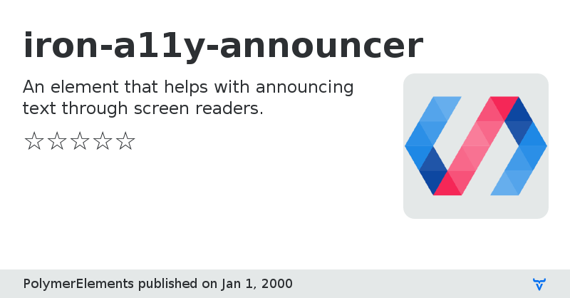 iron-a11y-announcer - Vaadin Add-on Directory
