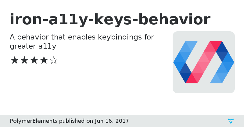 iron-a11y-keys-behavior - Vaadin Add-on Directory