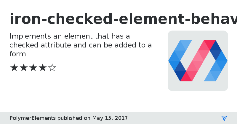 iron-checked-element-behavior - Vaadin Add-on Directory