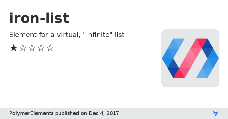 iron-list - Vaadin Add-on Directory