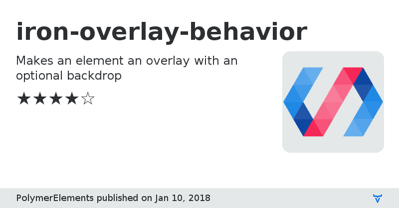 iron-overlay-behavior - Vaadin Add-on Directory