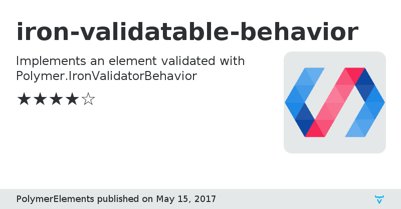 iron-validatable-behavior - Vaadin Add-on Directory