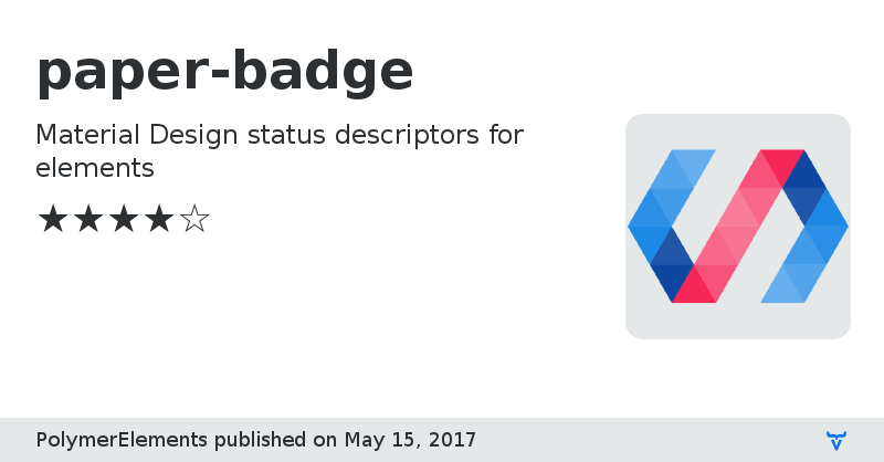 paper-badge - Vaadin Add-on Directory