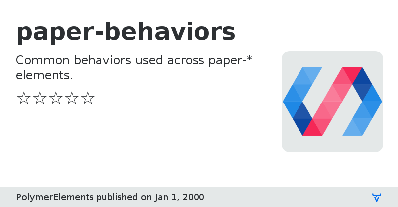 paper-behaviors - Vaadin Add-on Directory