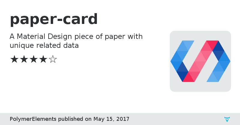 paper-card - Vaadin Add-on Directory