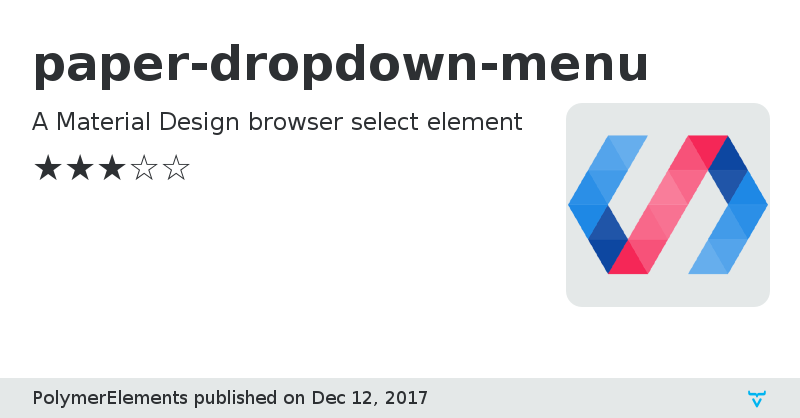 paper-dropdown-menu - Vaadin Add-on Directory