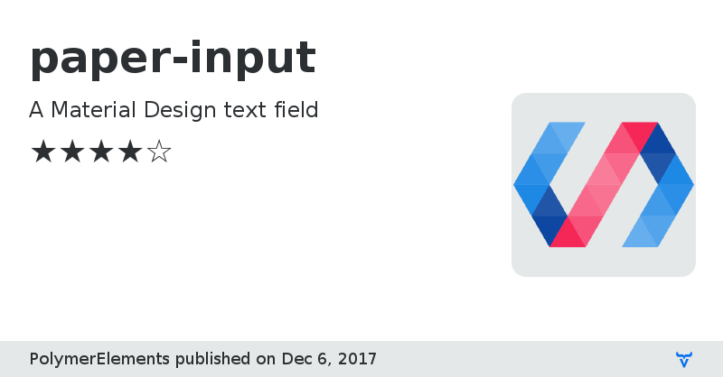 paper-input - Vaadin Add-on Directory