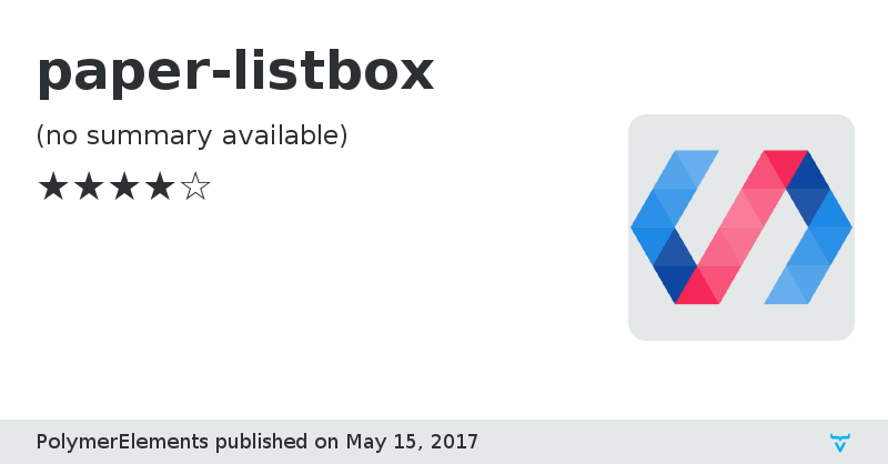 paper-listbox - Vaadin Add-on Directory