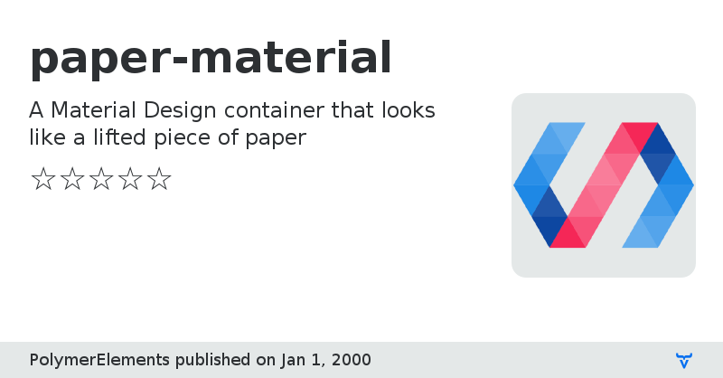paper-material - Vaadin Add-on Directory