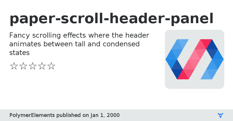 paper-scroll-header-panel - Vaadin Add-on Directory