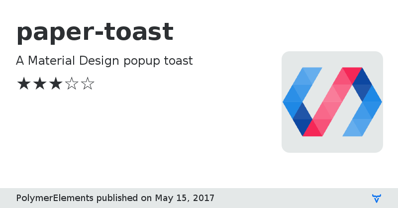 paper-toast - Vaadin Add-on Directory