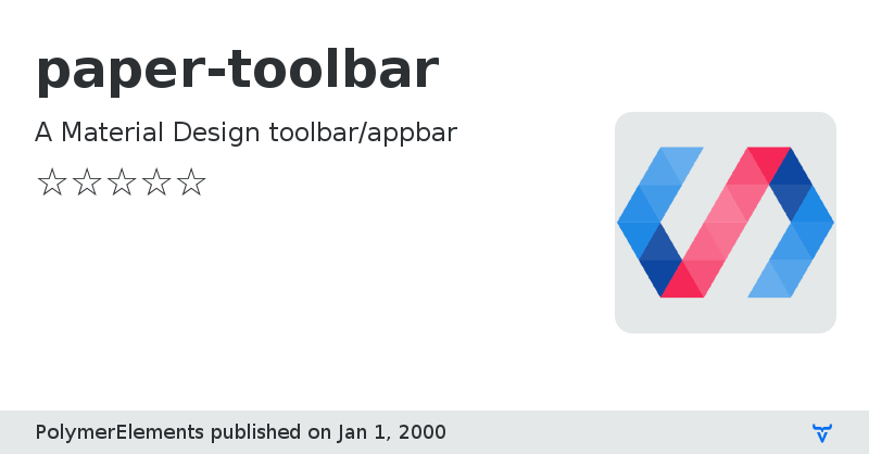 paper-toolbar - Vaadin Add-on Directory