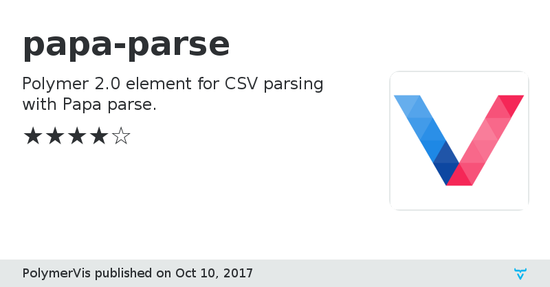papa-parse - Vaadin Add-on Directory