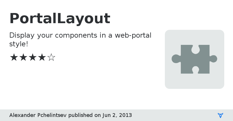 PortalLayout - Vaadin Add-on Directory