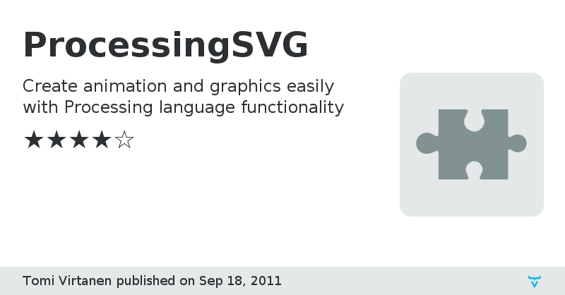 ProcessingSVG - Vaadin Add-on Directory