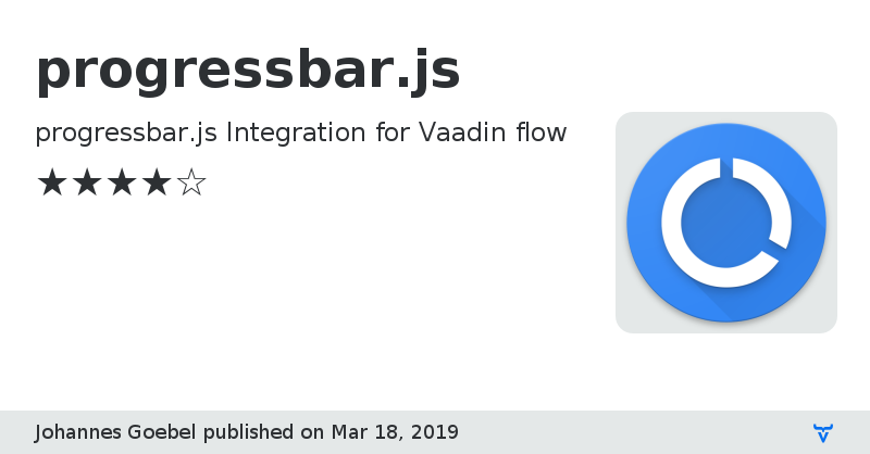 progressbar.js - Vaadin Add-on Directory
