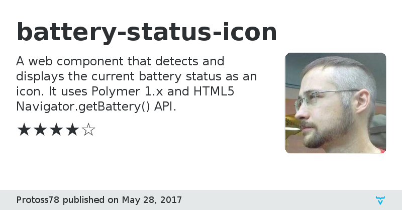 battery-status-icon - Vaadin Add-on Directory