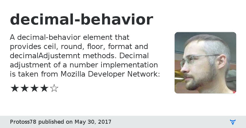 decimal-behavior - Vaadin Add-on Directory