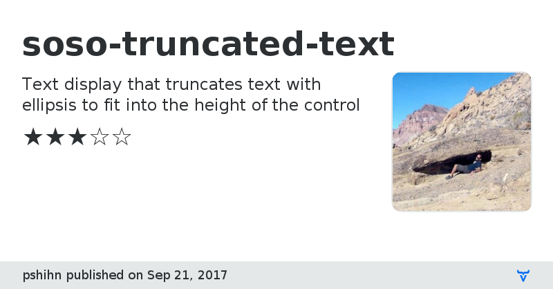soso-truncated-text - Vaadin Add-on Directory