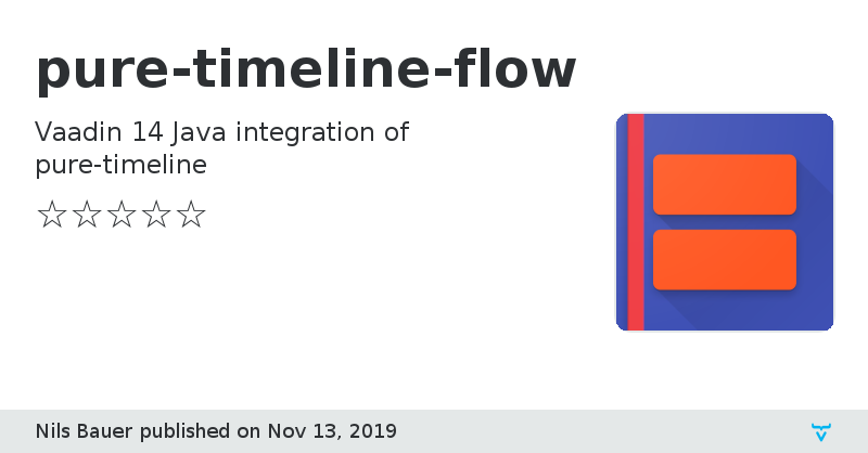 pure-timeline-flow - Vaadin Add-on Directory
