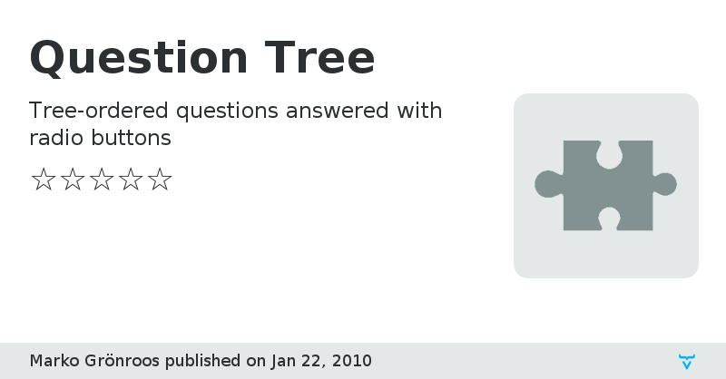 Question Tree - Vaadin Add-on Directory