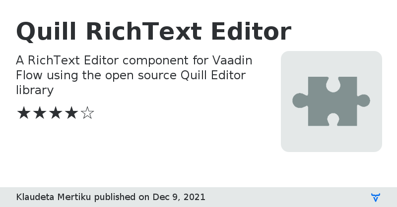 Quill Rich Text Editor