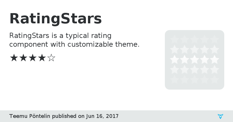 RatingStars - Vaadin Add-on Directory