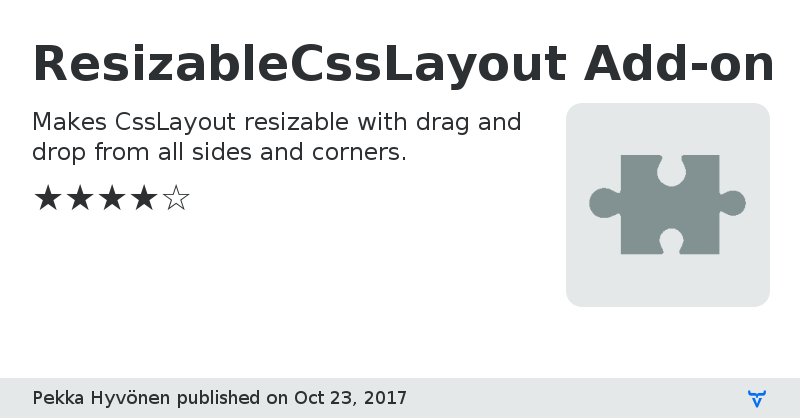 ResizableCssLayout Add-on - Vaadin Add-on Directory