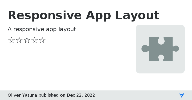 Responsive App Layout - Vaadin Add-on Directory