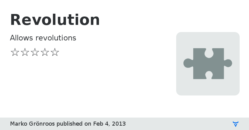 Revolution - Vaadin Add-on Directory