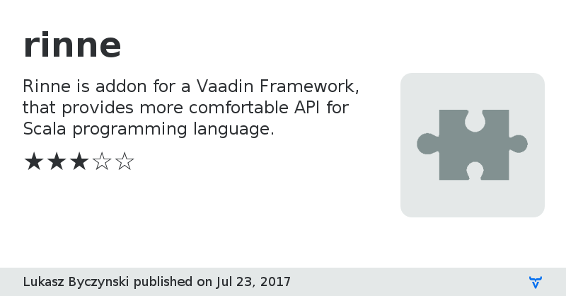 rinne - Vaadin Add-on Directory