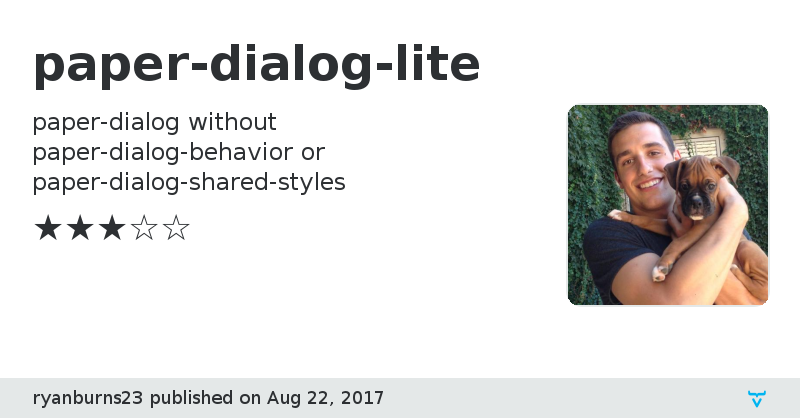 paper-dialog-lite - Vaadin Add-on Directory
