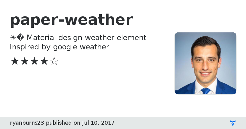 paper-weather - Vaadin Add-on Directory