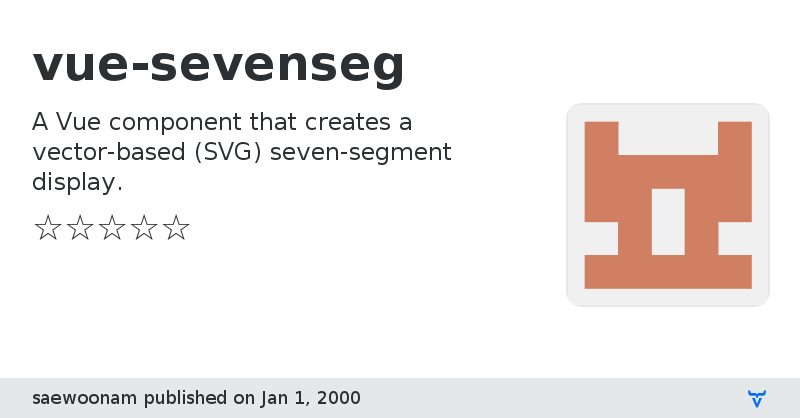 vue-sevenseg - Vaadin Add-on Directory