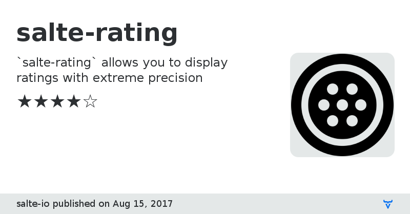 salte-rating - Vaadin Add-on Directory
