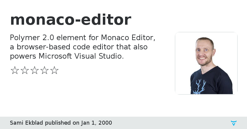 monaco-editor - Vaadin Add-on Directory