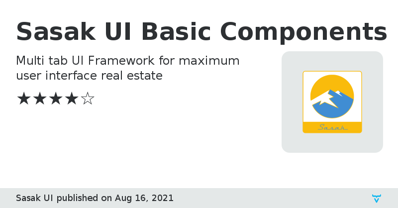 Sasak UI Basic Components - Vaadin Add-on Directory