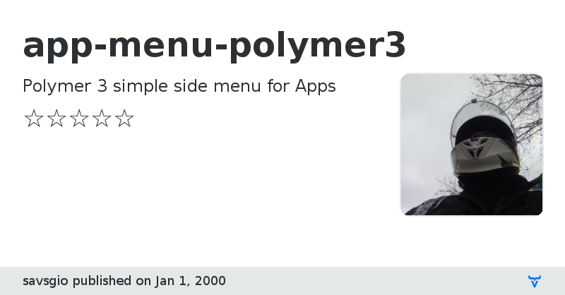 app-menu-polymer3 - Vaadin Add-on Directory