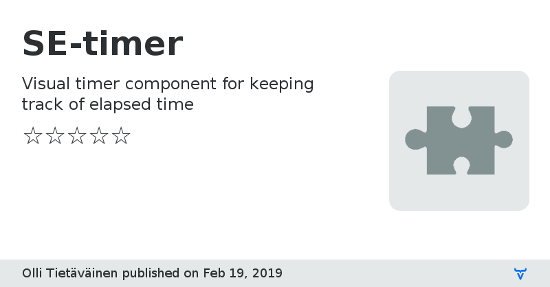 SE-timer - Vaadin Add-on Directory