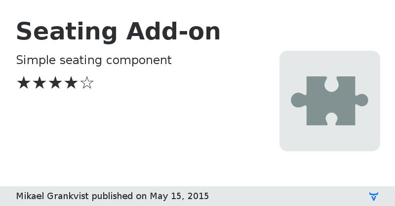 Seating Add-on - Vaadin Add-on Directory