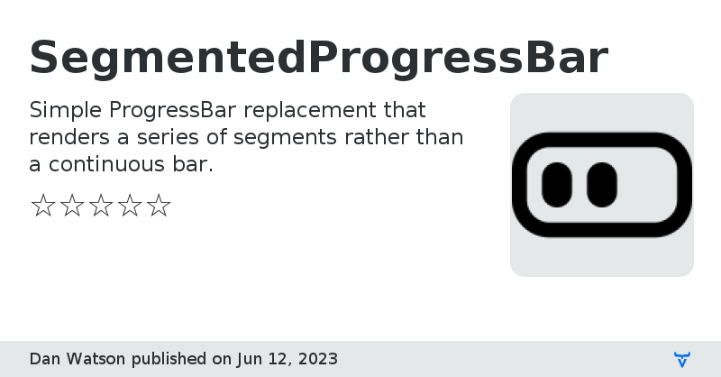 SegmentedProgressBar - Vaadin Add-on Directory