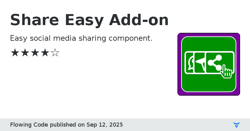 Share Easy Add-on - Vaadin Add-on Directory