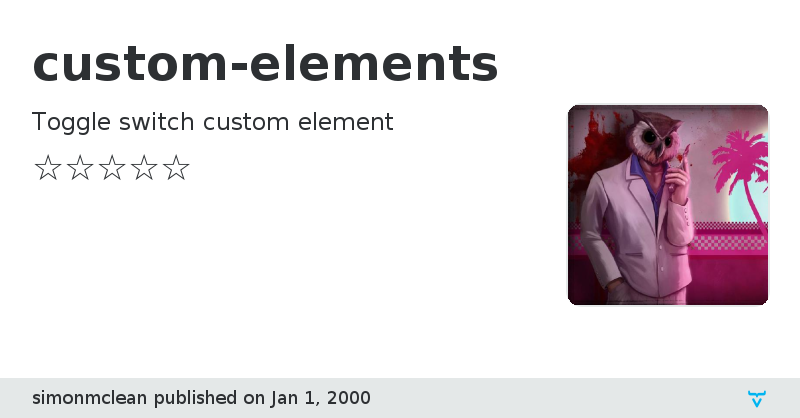 custom-elements - Vaadin Add-on Directory