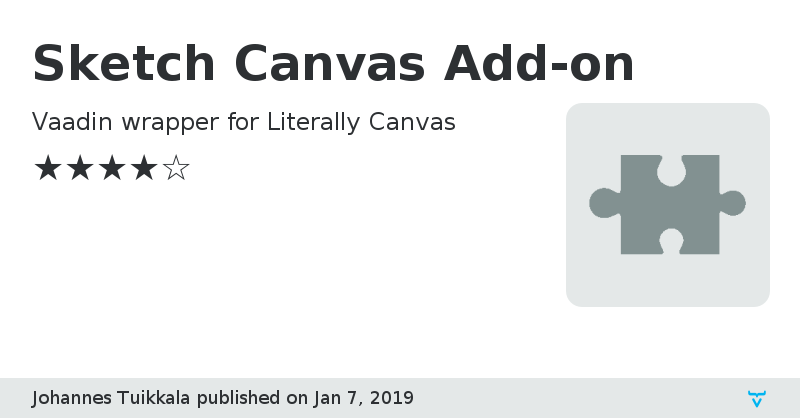 Sketch Canvas Add-on - Vaadin Add-on Directory