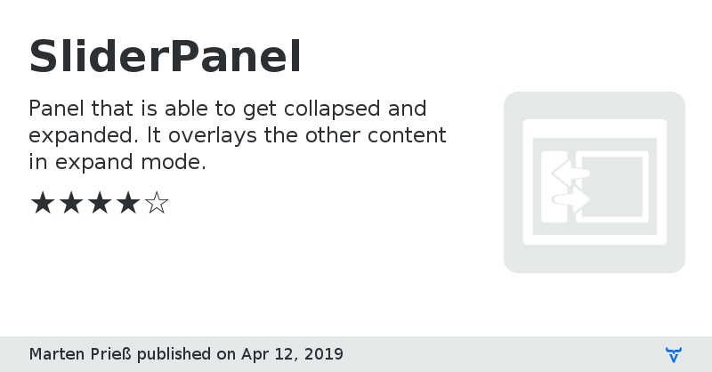 SliderPanel - Vaadin Add-on Directory