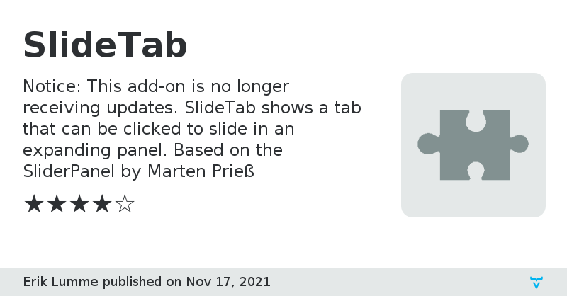 SlideTab - Vaadin Add-on Directory