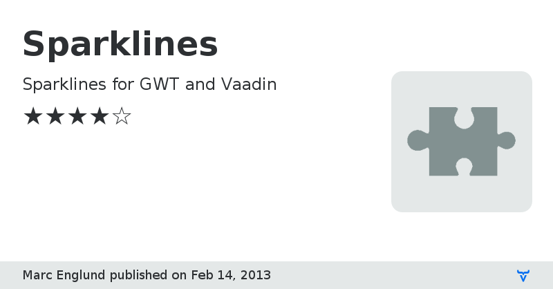 Sparklines - Vaadin Add-on Directory