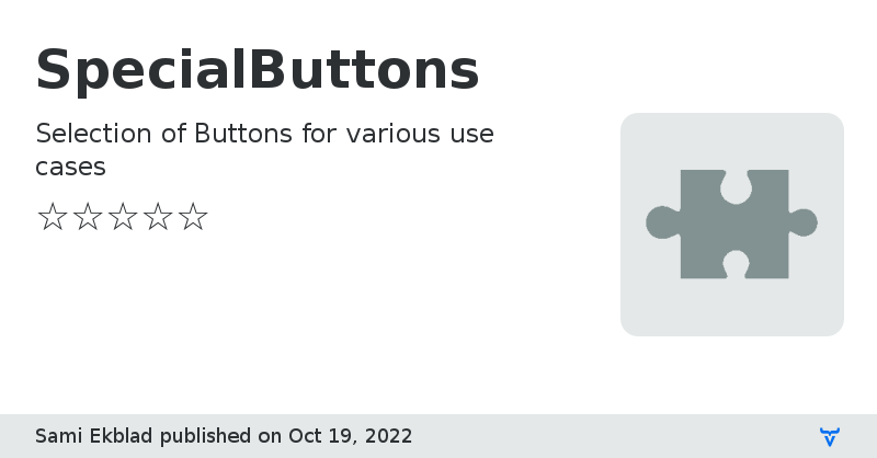 SpecialButtons - Vaadin Add-on Directory