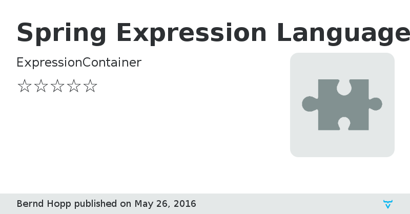 Spring Expression Language Container - Vaadin Add-on Directory