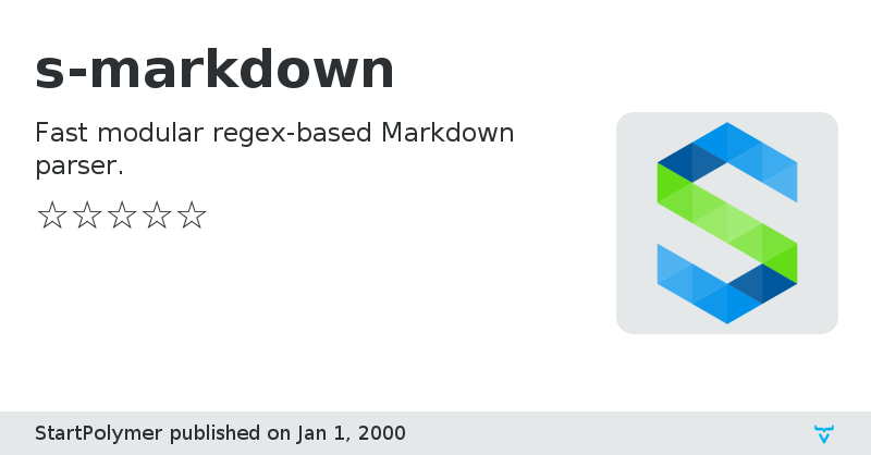s-markdown - Vaadin Add-on Directory